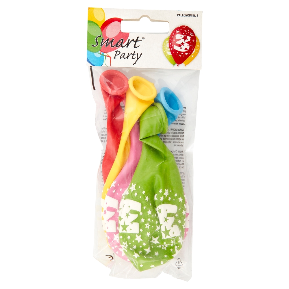 Smart Party Palloncini N.3 5 pz