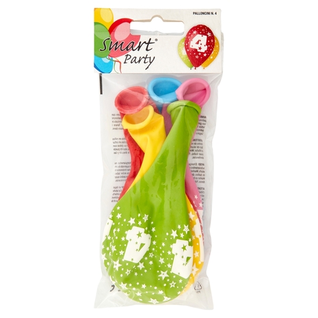 Smart Party Palloncini N.4 5 pz