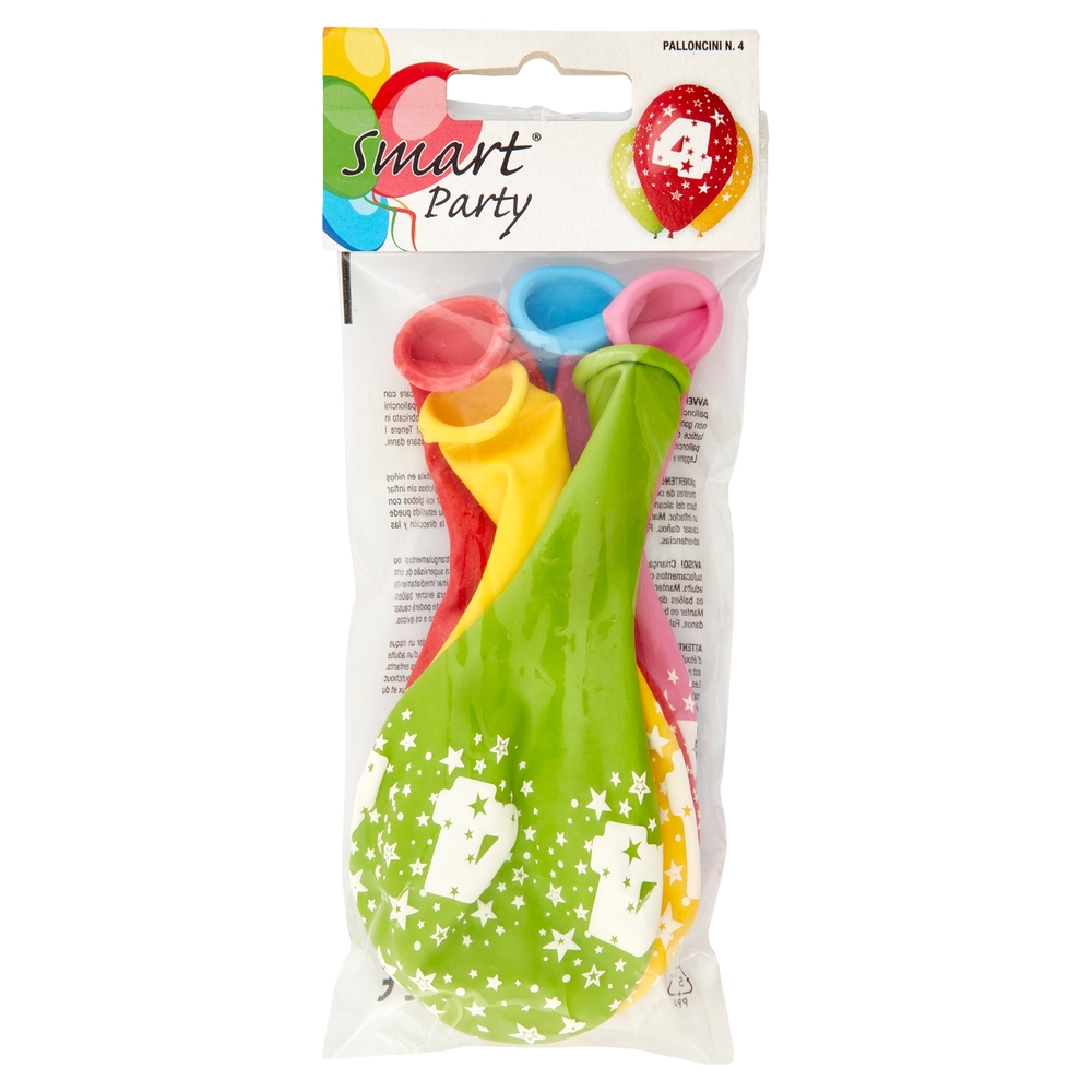 Smart Party Palloncini N.4 5 pz