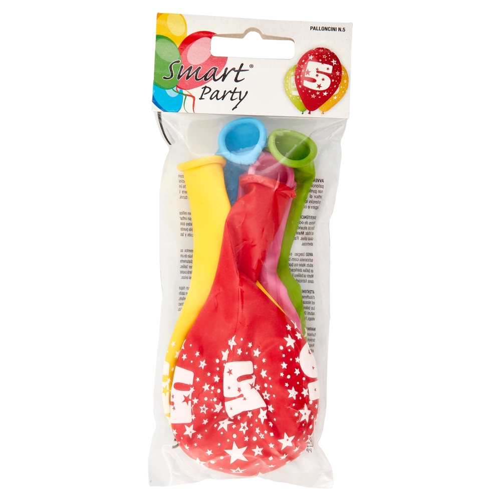 Smart Party Palloncini N.5 5 pz