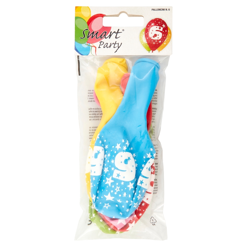 Smart Party Palloncini N.6 5 pz