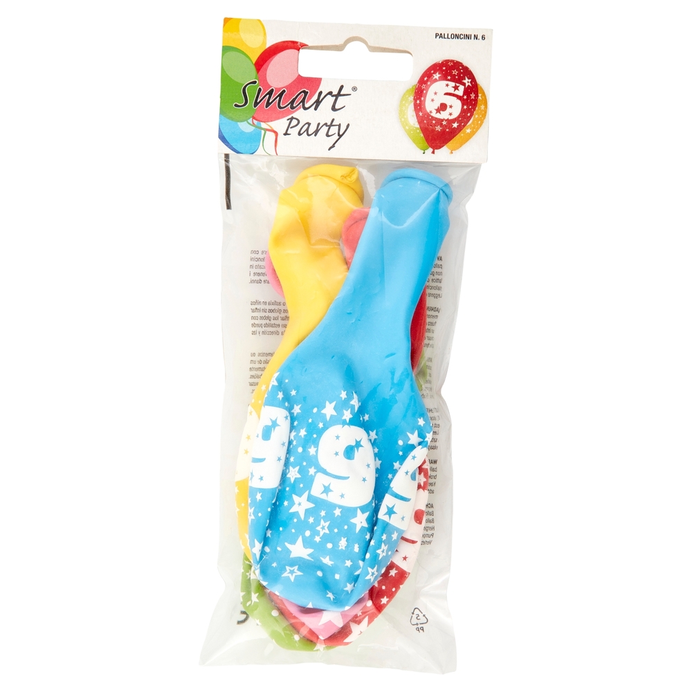 Smart Party Palloncini N.6 5 pz