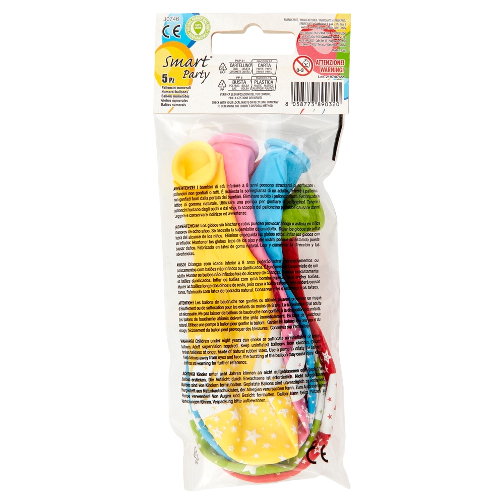 Smart Party Palloncini N.7 5 pz
