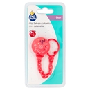 neo Baby Clip Salvasucchietto con catenella 0m+ Dino Rosa