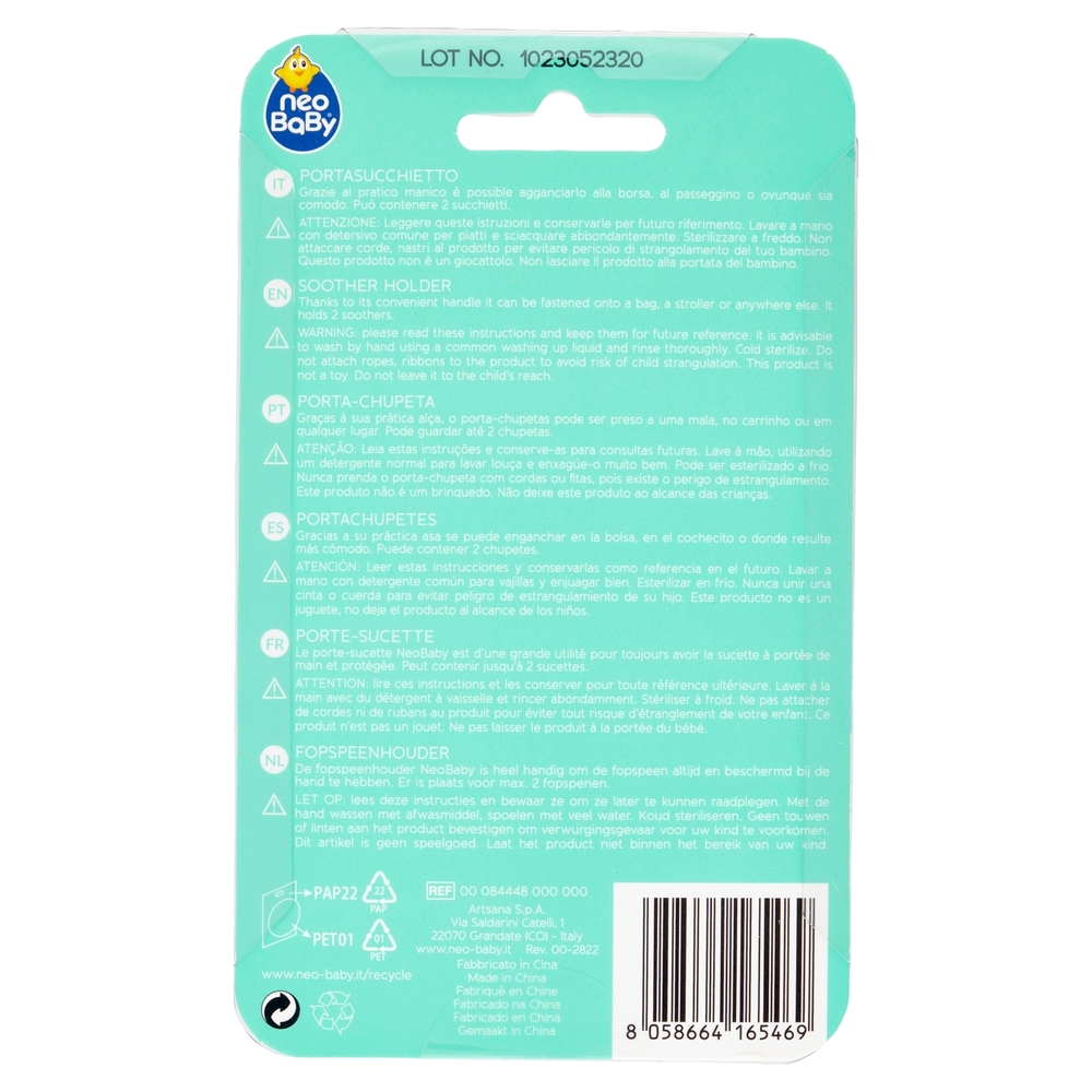 neo Baby Portasucchietto Rosa 0m+