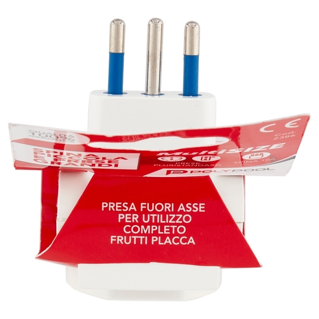 Polypool Adattatore Spina Piccola e Prese Grandi