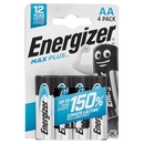 Energizer Max Plus AA Alkaline 4 pz