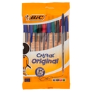 Bic Cristal Original 1.0 mm 4 blu 2 nere 2 rosse 2 verdi