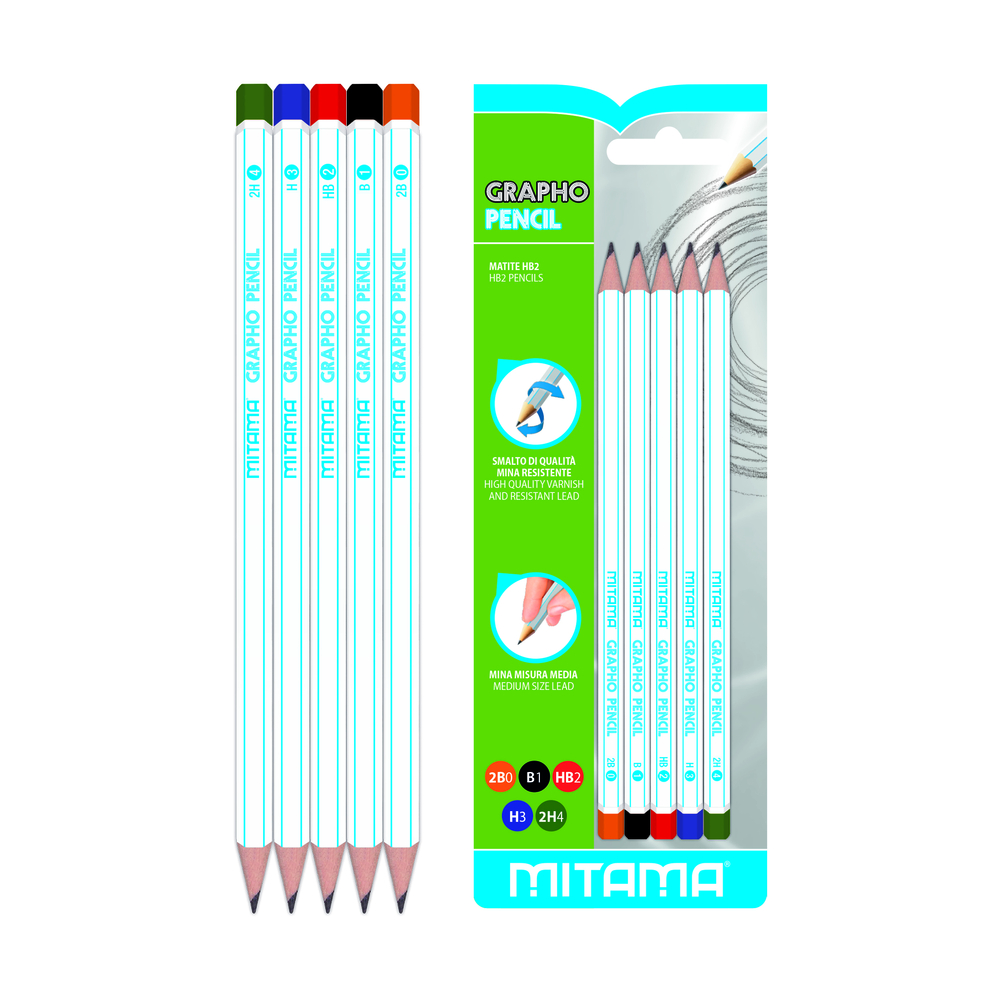 Matite Grapho, 5 Pezzi