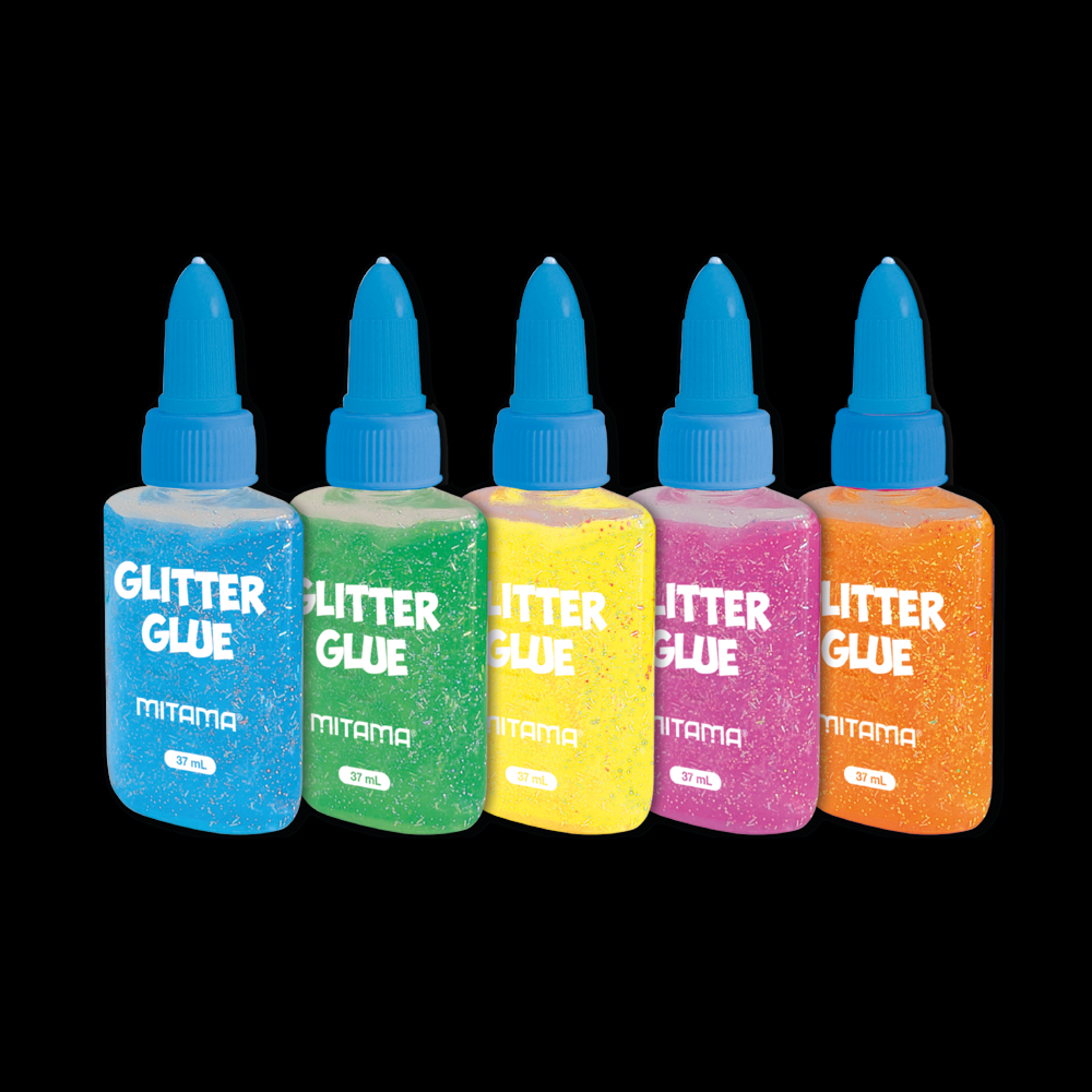 Colla Glitterata Effetto Rilievo, 5 pezzi