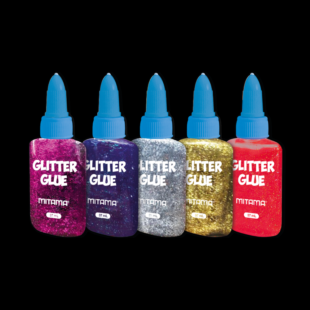 Colla Glitterata Effetto Rilievo, 5 pezzi