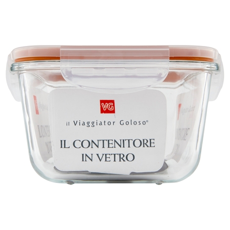 Contenitore Rettangolare in Vetro 850 ml Il Viaggiator Goloso