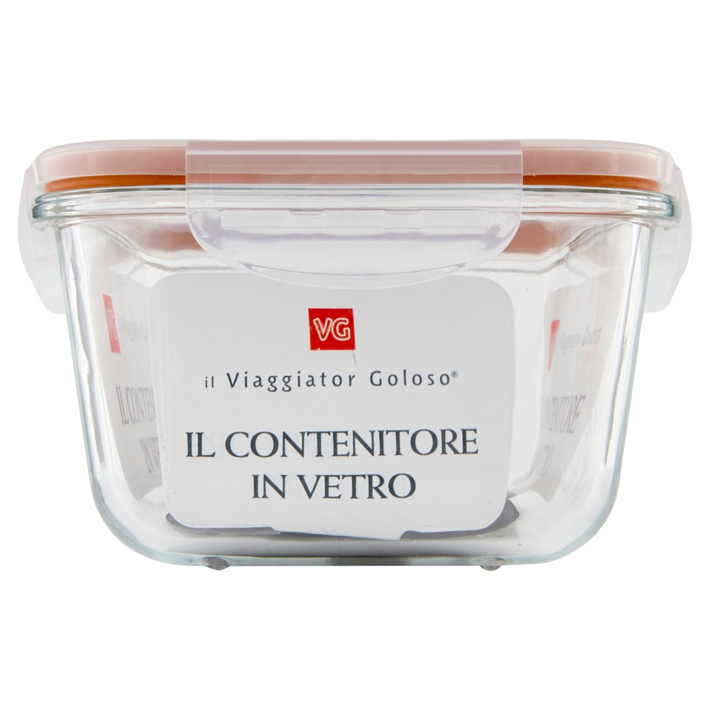 Contenitore Rettangolare in Vetro 850 ml Il Viaggiator Goloso
