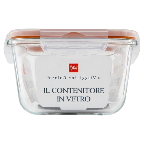 Contenitore Rettangolare in Vetro 850 ml Il Viaggiator Goloso