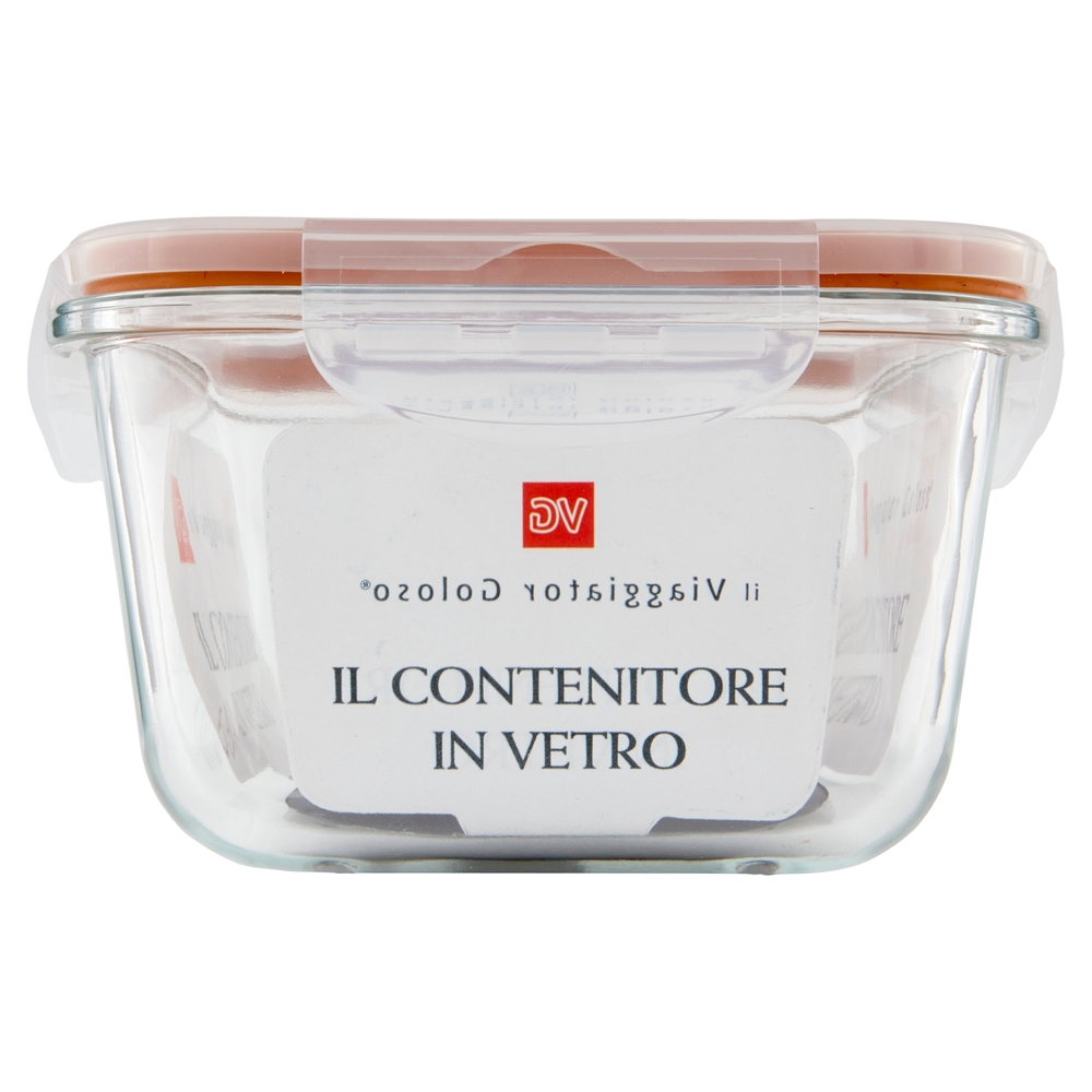 Contenitore Rettangolare in Vetro 850 ml Il Viaggiator Goloso