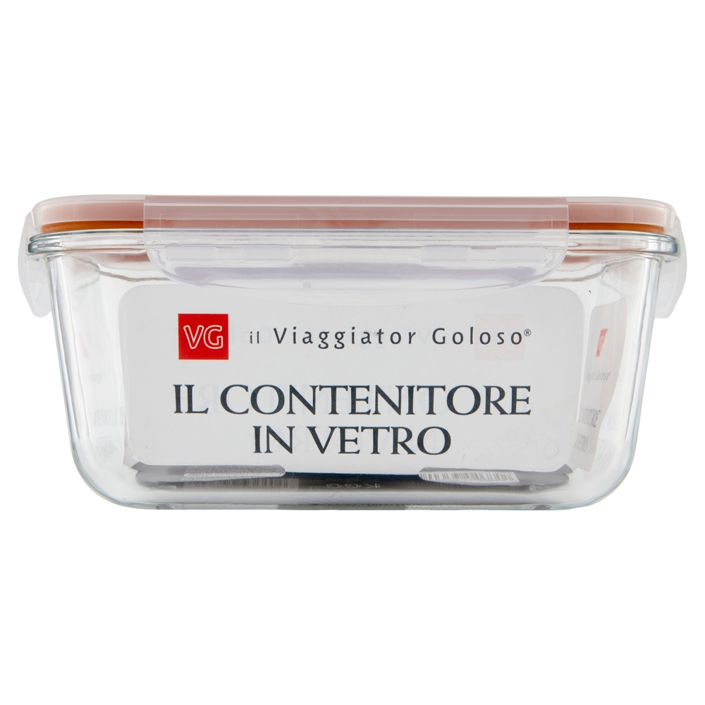 Contenitore Rettangolare in Vetro 850 ml Il Viaggiator Goloso