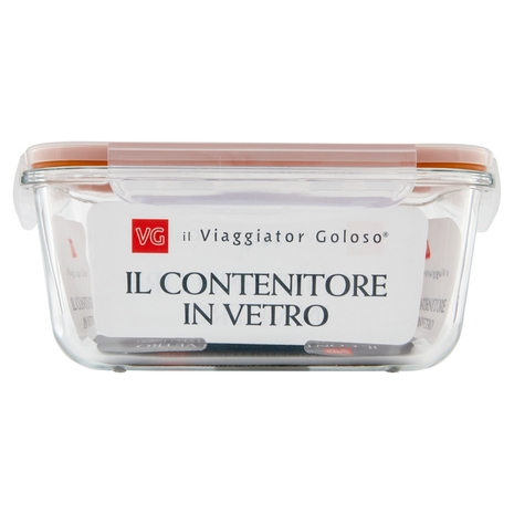Contenitore Rettangolare in Vetro 850 ml Il Viaggiator Goloso