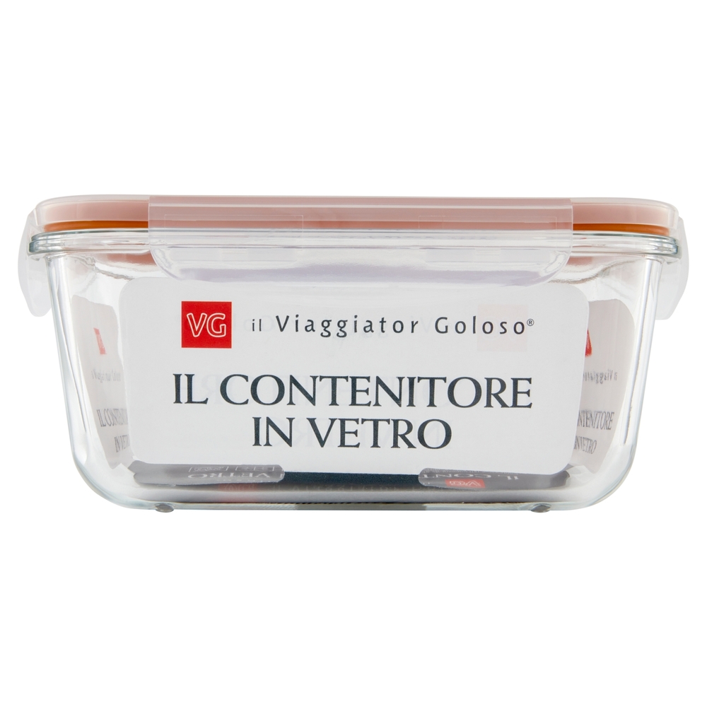 Contenitore Rettangolare in Vetro 850 ml Il Viaggiator Goloso