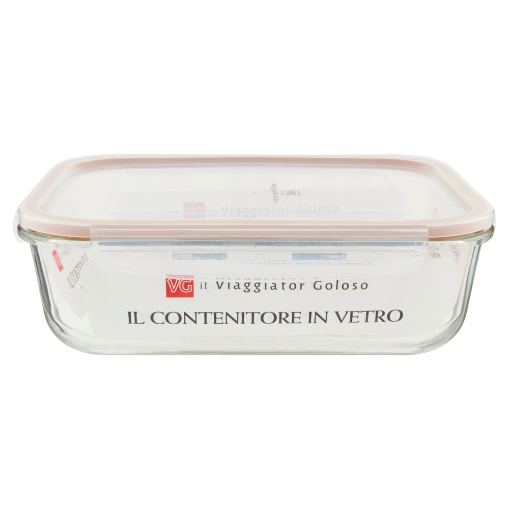 Contenitore Rettangolare in Vetro 2000 ml Il Viaggiator Goloso