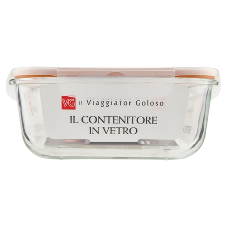 Contenitore Rettangolare in Vetro 2000 ml Il Viaggiator Goloso