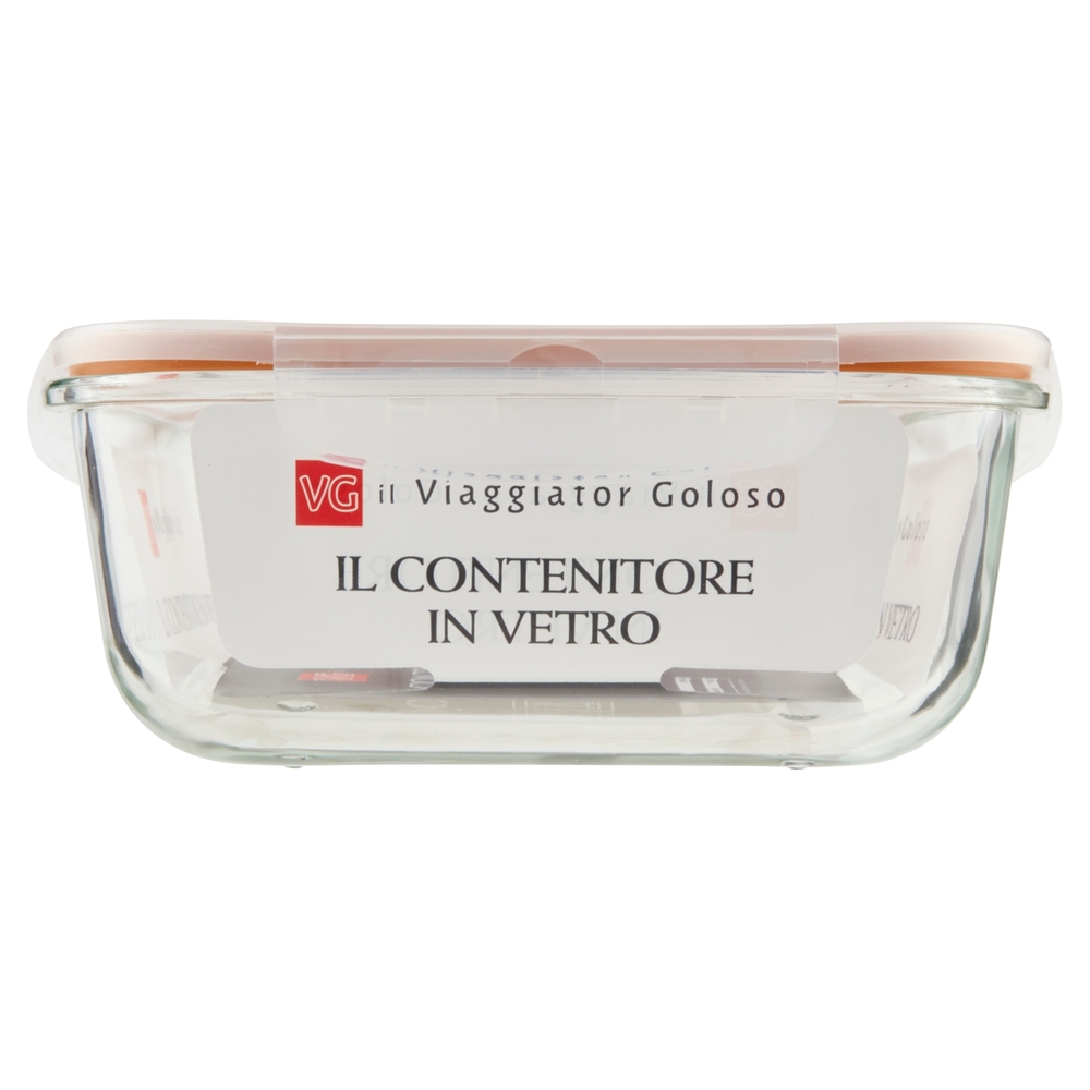 Contenitore Rettangolare in Vetro 2000 ml Il Viaggiator Goloso