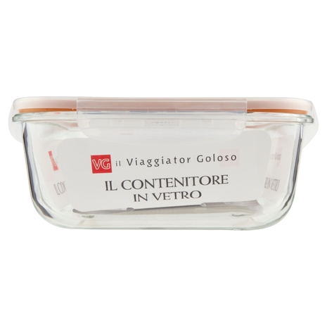 Contenitore Rettangolare in Vetro 2000 ml Il Viaggiator Goloso