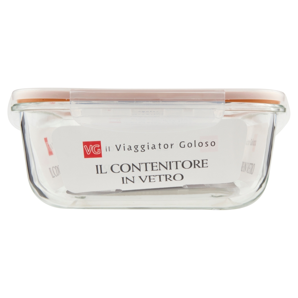 Contenitore Rettangolare in Vetro 2000 ml Il Viaggiator Goloso