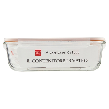 Contenitore Rettangolare in Vetro 2000 ml Il Viaggiator Goloso