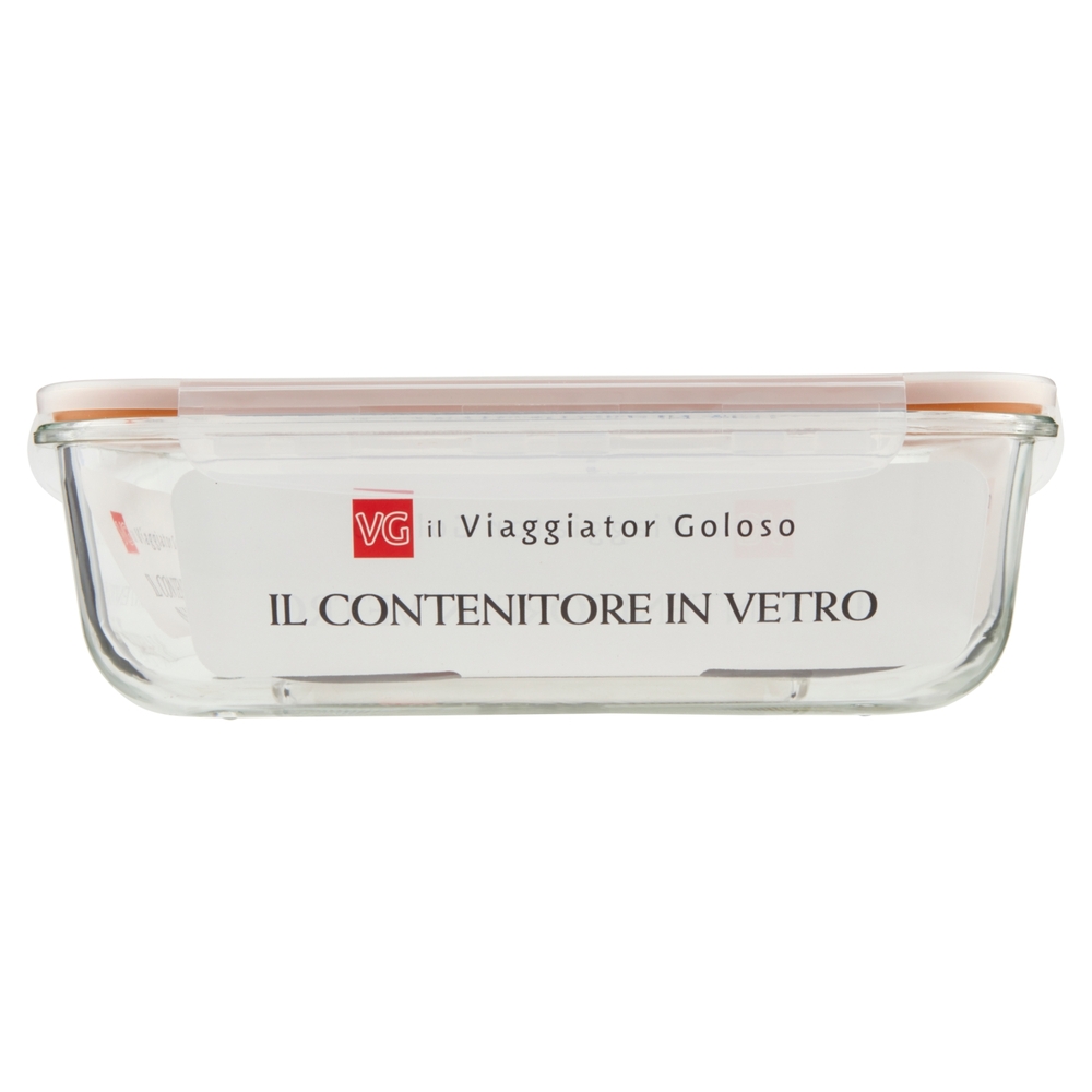 Contenitore Rettangolare in Vetro 2000 ml Il Viaggiator Goloso
