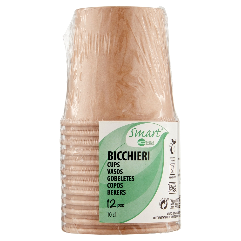 Smart Ecotable Bicchieri 10 cl 12 pz