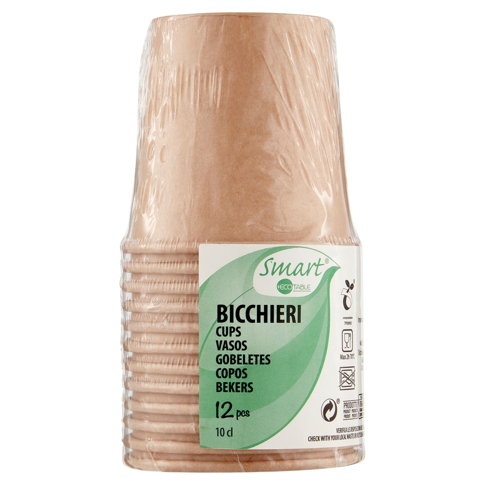 Smart Ecotable Bicchieri 10 cl 12 pz