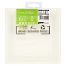 Ecotable Piatti Med Ecosmart 18x18 Bianco 6 pz
