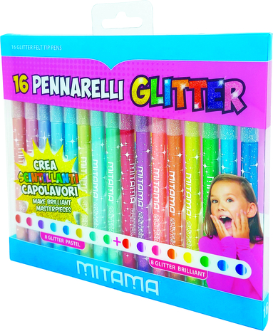 Box Pennarelli Glitter