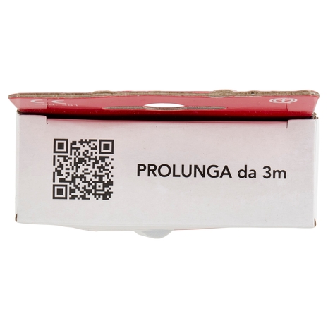 Scame Prolunga da 3m Cavo H05VV-F sezione 3x0,75mm² spina e presa 10A 2P+T 250V