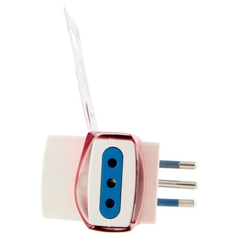 Scame Adattatore Multiplo 10A Spina e 2 prese 10A, 1 presa 10-16A, 2P+T 250V