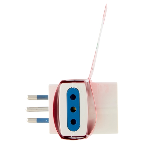 Scame Adattatore Multiplo 10A Spina e 2 prese 10A, 1 presa 10-16A, 2P+T 250V
