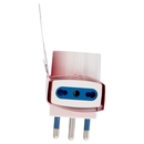 Scame Adattatore Multiplo 16A Spina 16A 2 prese 10/16A, 1 presa 10/16A (tedesco 16A), 2P+T 250V
