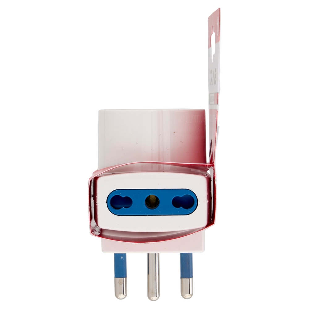 Scame Adattatore Multiplo 16A Spina 16A 2 prese 10/16A, 1 presa 10/16A (tedesco 16A), 2P+T 250V