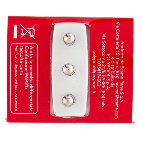 Scame Adattatore Multiplo 16A Spina 16A 2 prese 10/16A, 1 presa 10/16A (tedesco 16A), 2P+T 250V