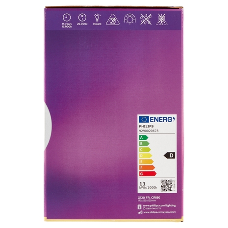 Philips Led globo vetro 100W E27 2700K