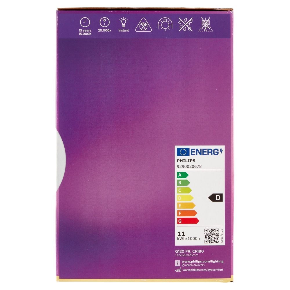 Philips Led globo vetro 100W E27 2700K