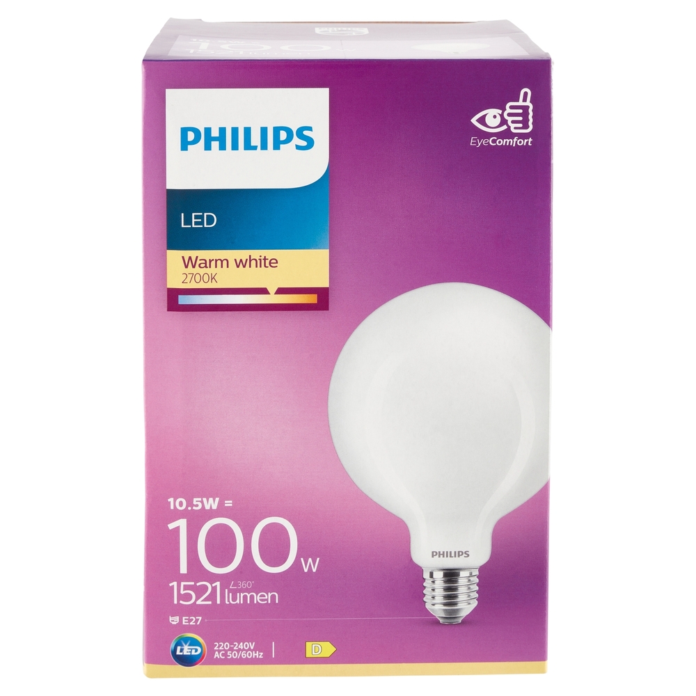 Philips Led globo vetro 100W E27 2700K