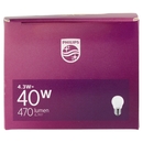 Philips Led sfera vetro 40W E27 2700K