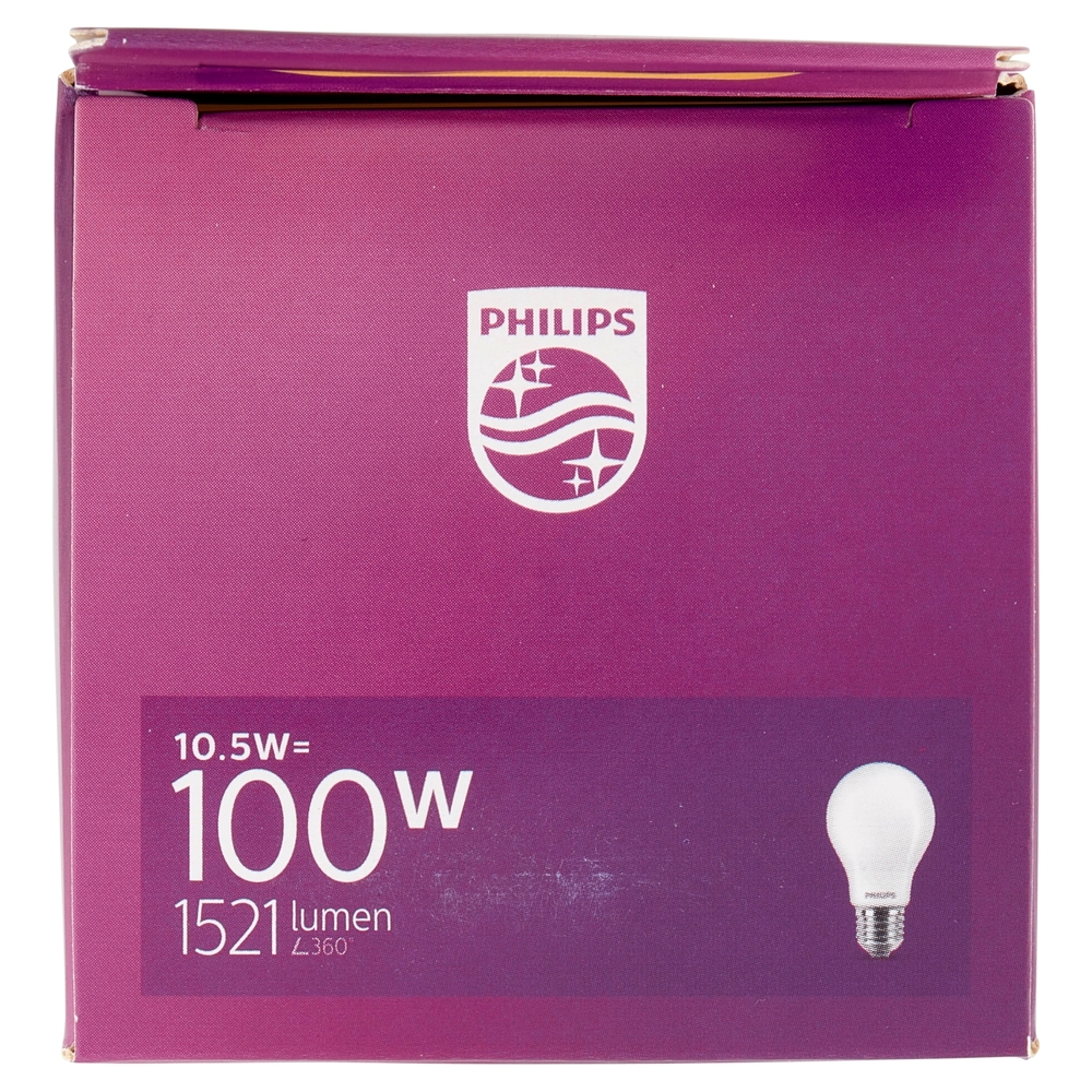 Philips Led goccia vetro 100W E27 2700K