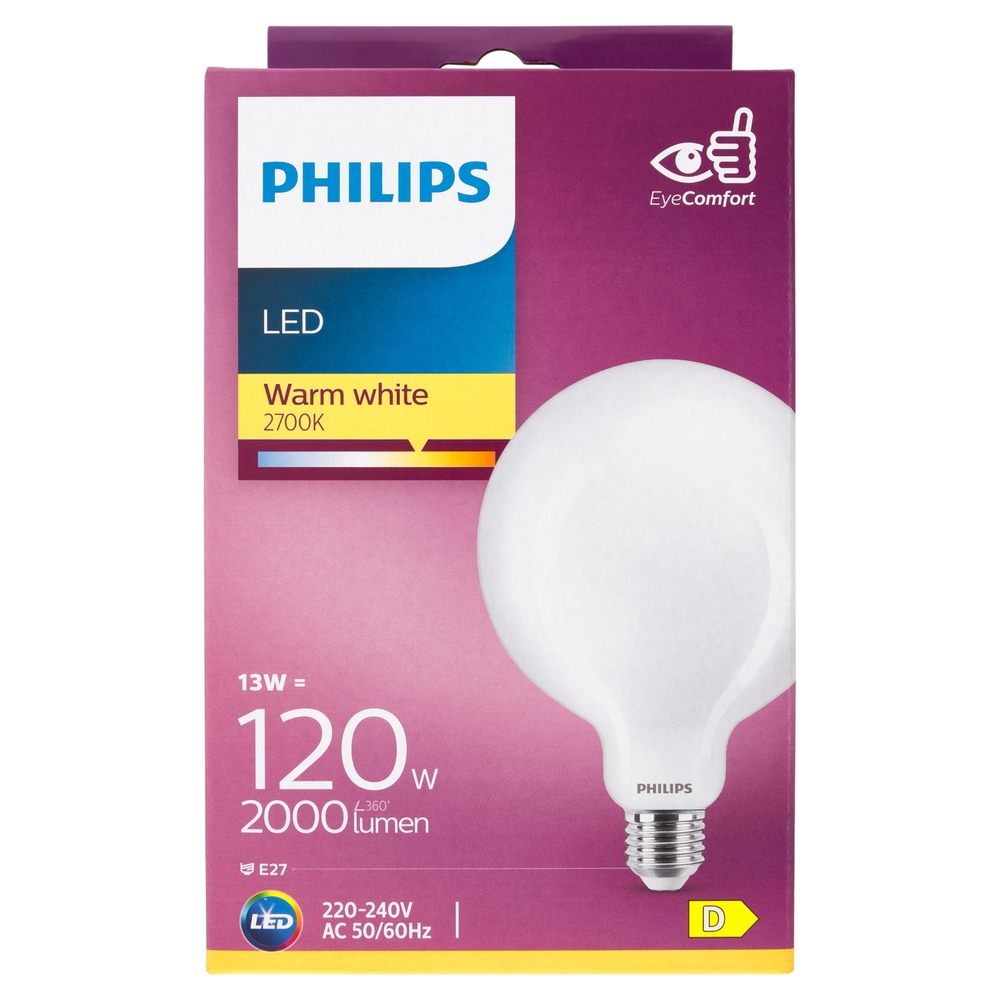 Philips Led globo vetro 120W E27 2700K