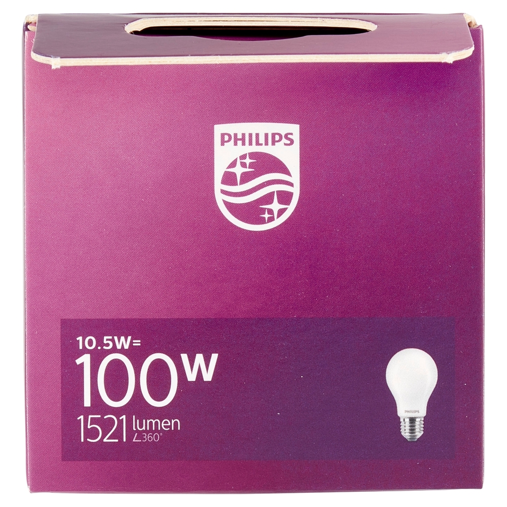 Philips Led goccia vetro 100W E27 4000K