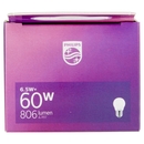 Philips Led sfera vetro 60W E27 4000K non dim