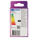 Philips Led sfera vetro 60W E27 4000K non dim