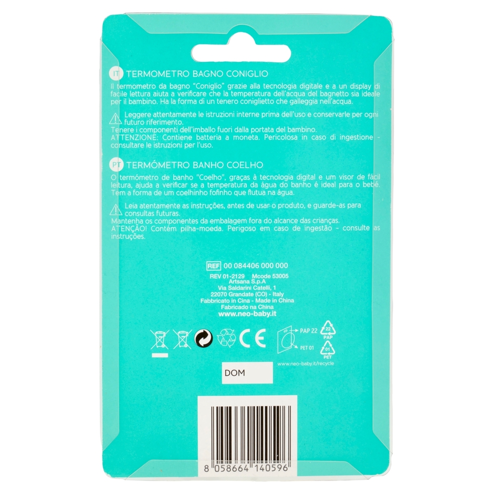 neo Baby Termometro Bagno 0m+