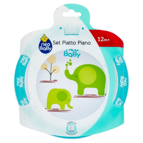 neo Baby Set Piatto Piano 12m+ 2 pz